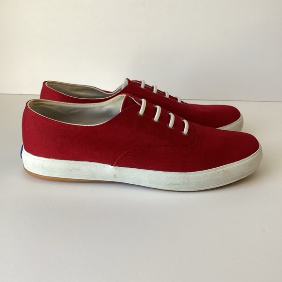 Keds Shoes Keds Red Sophie Canvas Slip On Tennis Shoes Size Poshmark
